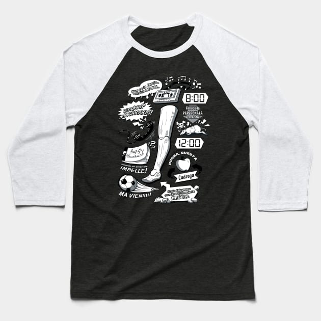 Tre Uomini e una Tee Baseball T-Shirt by Coppi